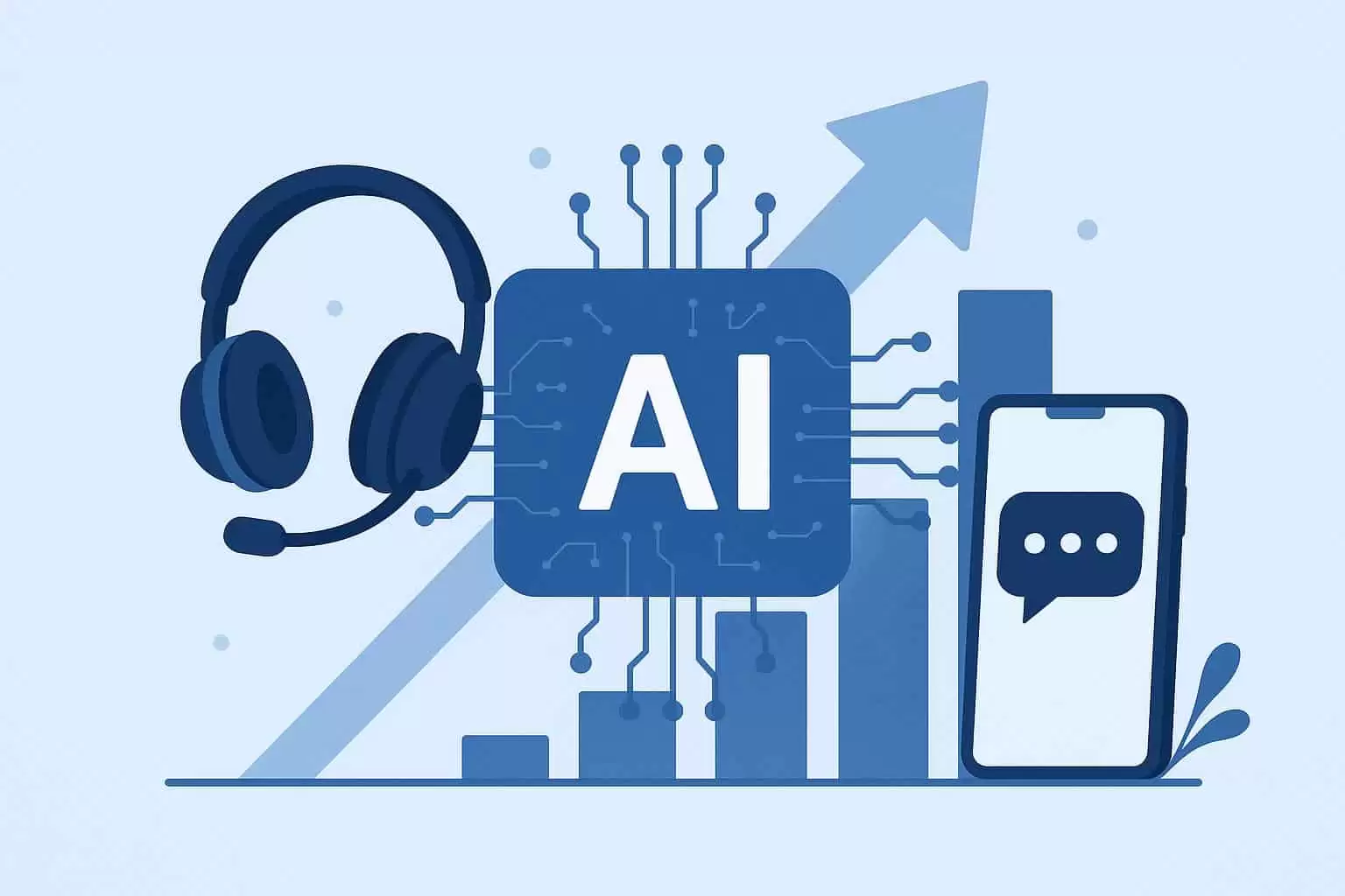AI-powered call center dashboard with advanced analytics and automated customer interaction tools